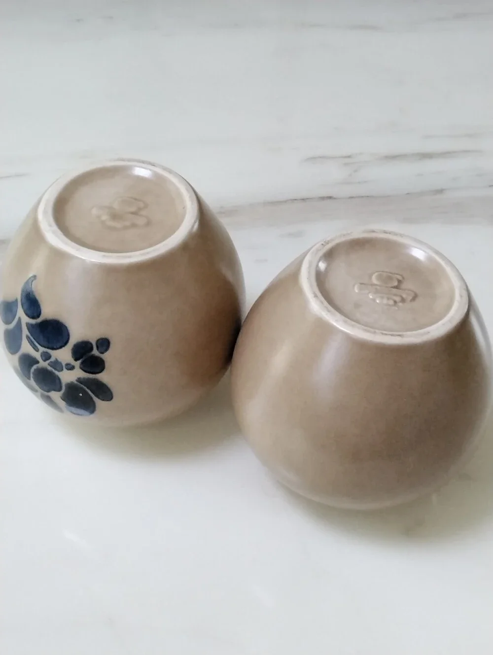 PFALTZGRAFF Folk Art Cottagecore Potpourri Ginger Jar USA Made Stoneware -Vtg
